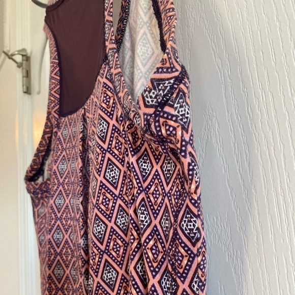 Calia Pink & Purple Diamond Printed Scoop Neck Athletic Tank Top M - Picture 7 of 11